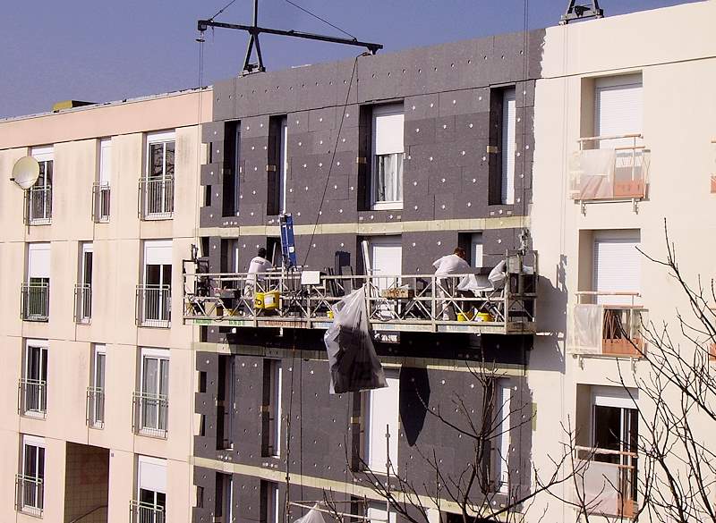 ITE immeuble moderne