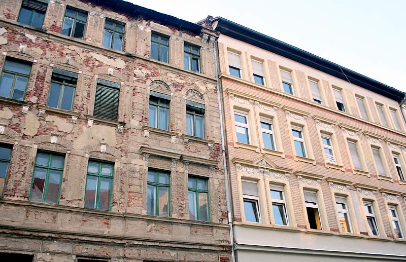 Avant/après bâtiment historique